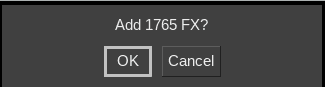 REAPER screenshot asking user if they want to add 1765 plugin instances