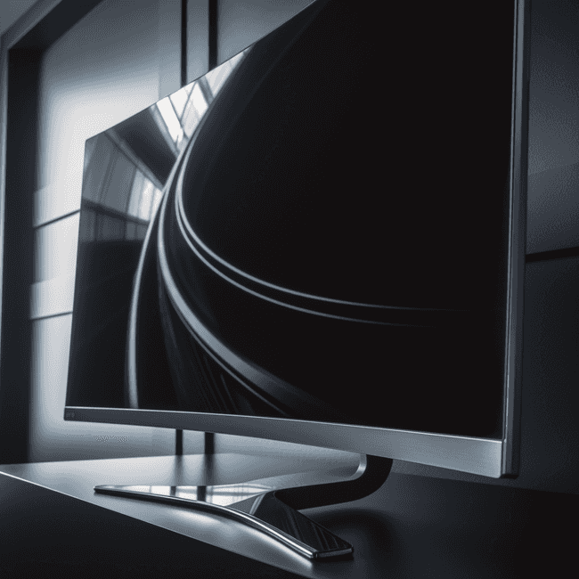 Computer monitor on desk