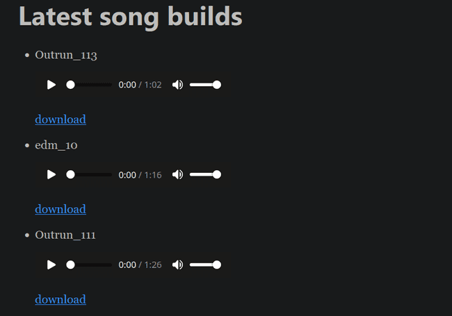 static_site_songs