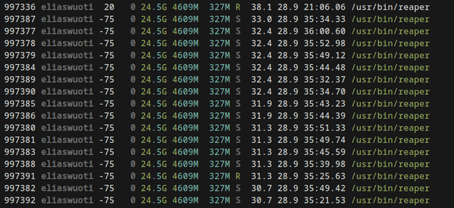 htop reaper