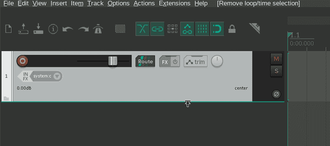 track resize working